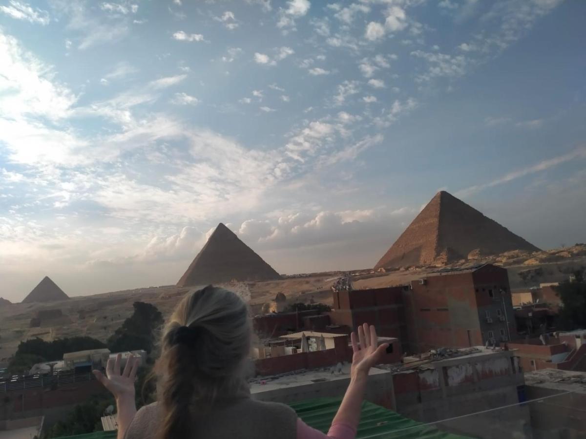 Moses Pyramids Inn Kafret el-Gabal Exterior foto
